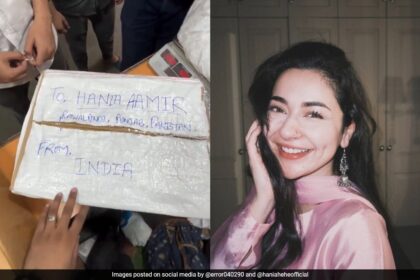 "To Hania Aamir, From India": Viral Video of 'Water Bottles' Parcel Sparks Controversy
