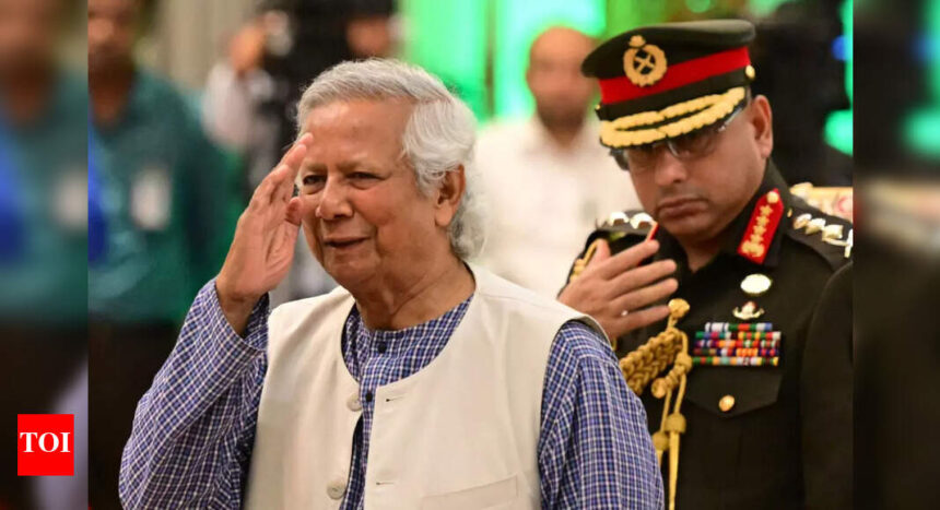 Bangladesh Army Efforts to Suppress Rumors of Rift and Yunus Exit Amidst 'Working with Government' Pressures - Times of India