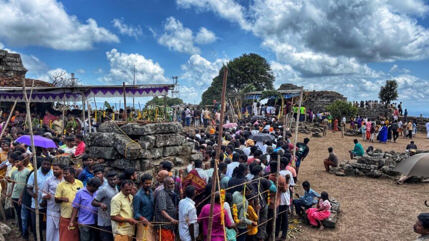 19,501 Pilgrims Visit Mangaladevi Temple for Chitrapournami Festival