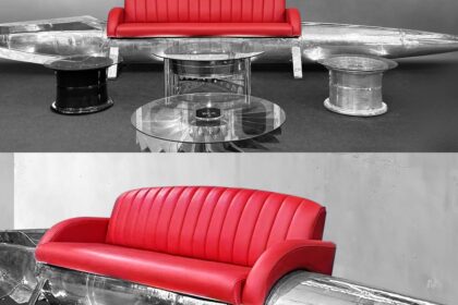 Aviation Enthusiast Builds Wooden Propellers and Furniture from Aircraft Parts