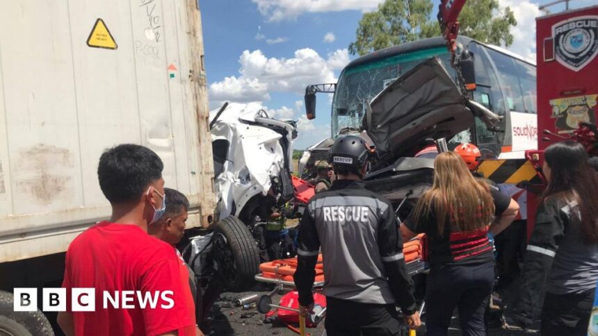 Bus Accident in Philippines Leaves 10 Dead, Dozens Injured