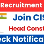 CISF Head Constable Sports Quota Recruitment 2025: Detailed Information - Haryana Jobs