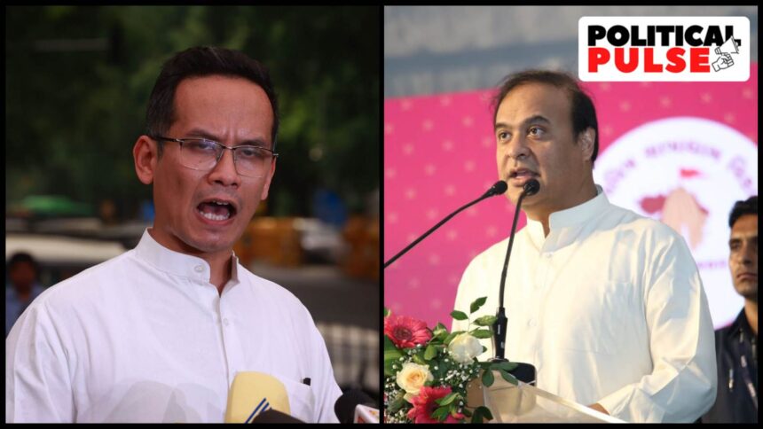 Congress Quietly Sends Message to Singer Gaurav Gogoi, Racing to Defend Himanta Sarma for Assam Chief..."
