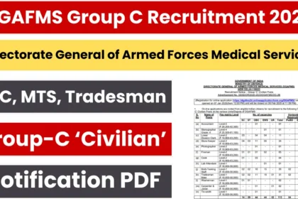 DGAFMS Group C Recruitment 2025: Exam Date Out, Check Now - Haryana Jobs