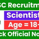 HPSC Scientist Recruitment Notification 2025: Explore Now! - Haryana Jobs