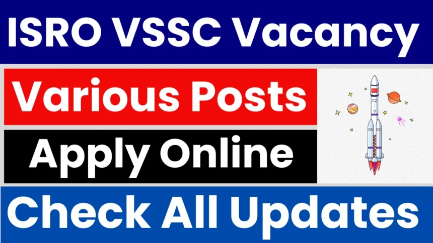 ISRO VSSC Recruitment 2025: Short Notice for Draughtsman, Technician, and Pharmacist Posts in Haryana State