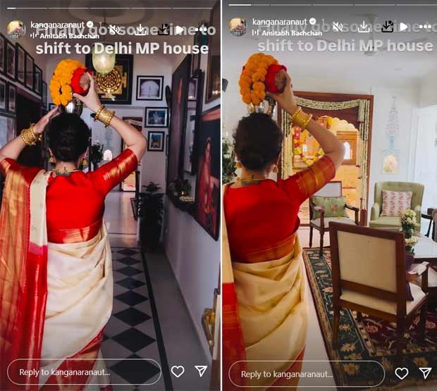 Kangana Ranaut Enters Century-Old Delhi MP Residence: Exclusive Sneak Peek!