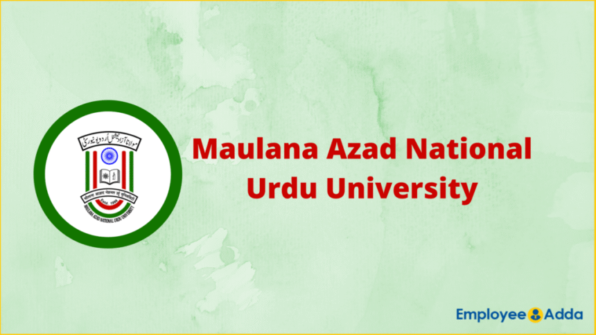 MANUU Recruitment 2025: Apply Online for 10 Vacancies Today!