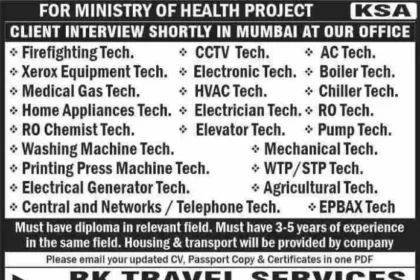 Ministry of Health Saudi Arabia Announces 2024 Job Vacancies