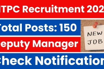 NTPC Recruitment 2025: 150 Posts for Deputy Manager Position – Haryana Jobs