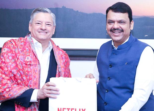 Netflix Co-CEO Ted Sarandos Meets Maharashtra Chief Minister Devendra Fadnavis After WAVES 2025 Event
