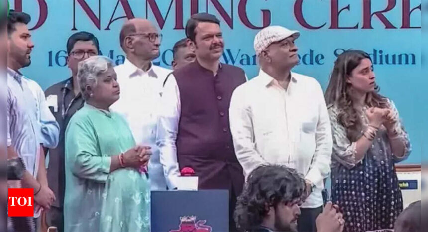 Rohit Sharma's Parents Unveil Wankhede Stand Named After Him, Triggering Emotional Outpouring