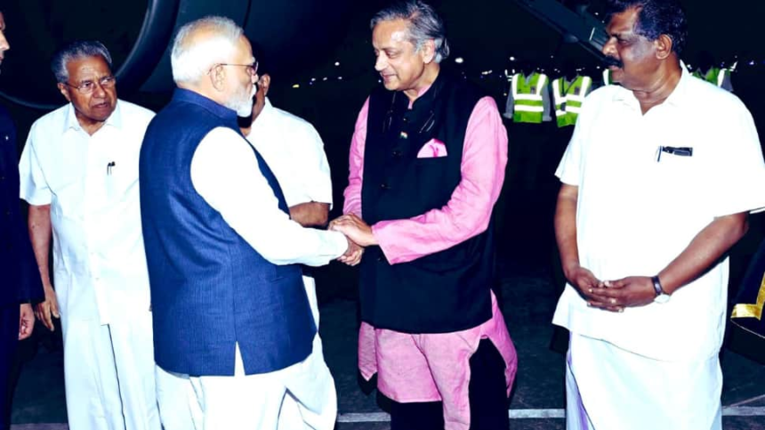 Shashi Tharoor’s ‘Dysfunctional’ Jibe at Delhi Airport on Way to Receive PM Modi