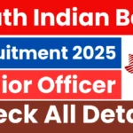 South Indian Bank Junior Officer Recruitment 2025: Notification Out & Apply Online - Haryana Jobs