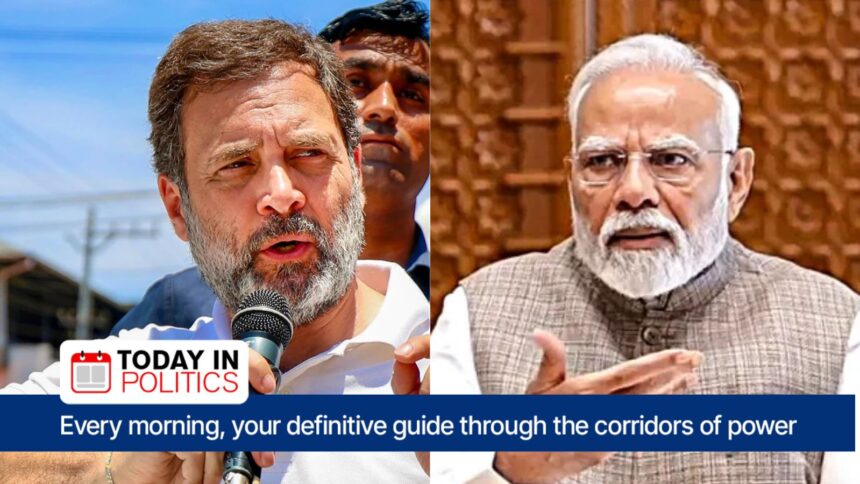 Today in Politics: Gandhi in Poonch, Modi to Chair NITI Aayog Meeting with CMs