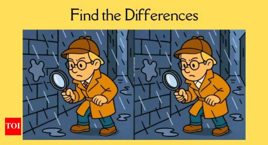 Understanding the Optical Illusion: Spot 3 Differences in This Detective Picture | Times of India