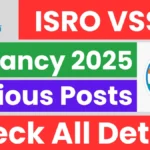 Update: ISRO VSSC Technical, Scientific & Library Assistant Recruitment 2025 – Haryana Jobs - Short Notice