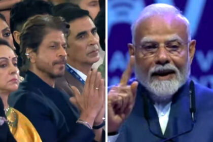 WAVES 2025 Inaugural Ceremony: Shah Rukh Khan Welcomes Narendra Modi; Prime Minister Applauds RRRs Oscar Win: Bollywood News - Bollywood Hungama