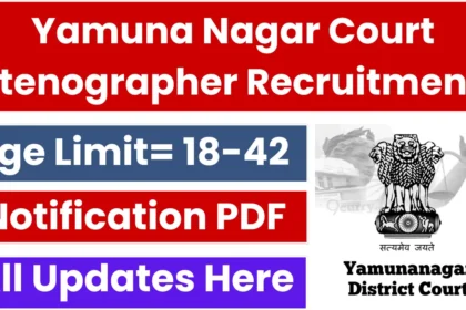 Yamuna Nagar Court Stenographer Exam Date Announced: Eligible & Ineligible Candidates List Available - Haryana Jobs