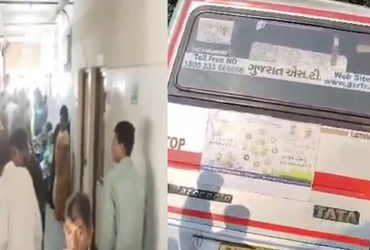 જંબુસર જતી બસને નડ્યો અકસ્માત, 15 વિદ્યાર્થીઓને ઘા