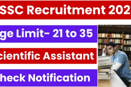JSSC Scientific Assistant Job Recruitment 2025: Notification Released for Online Application - Haryana Jobs