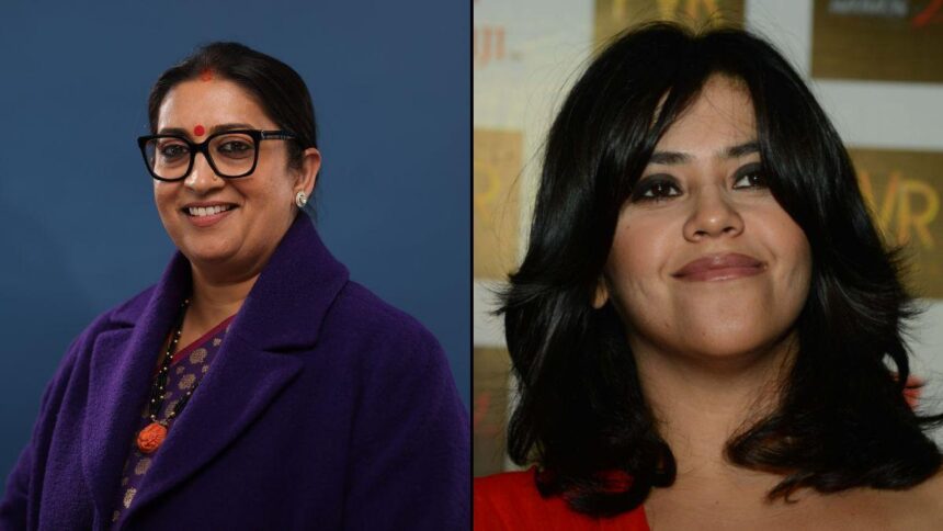 Smriti Irani and Amar Upadhyay Visit Ekta Kapoor Amid "Kyunki Saas Bhi Kabhi Bahu Thi" Reboot Rumors