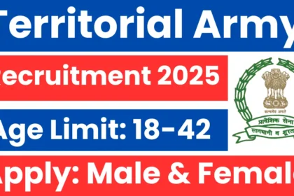 Territorial Army Officer Recruitment 2025: Call for Applications Released – Haryana Jobs