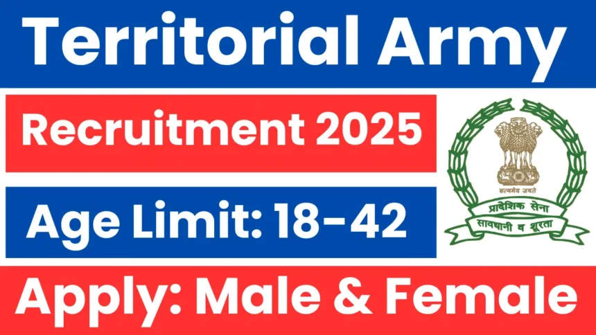 Territorial Army Officer Recruitment 2025: Call for Applications Released – Haryana Jobs