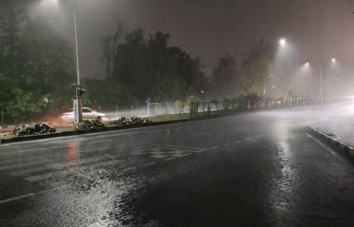 Rain in Ahmedabad and Gandhinagar areas - image