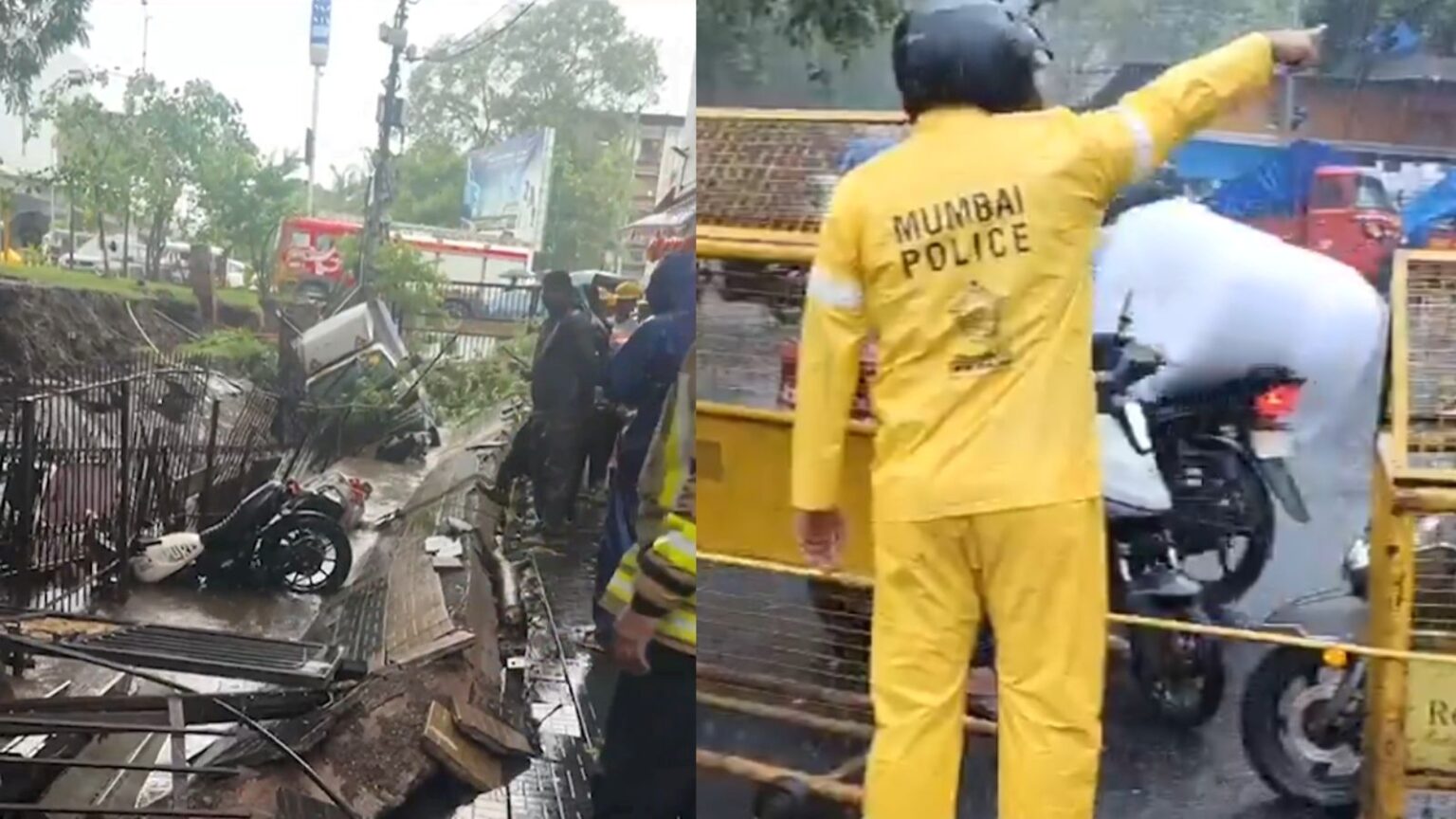 મુંબઈમાં હજી મુશળધાર વરસાદથી જનજીવન ખોરવાયું, મુંબઈ-થાણે અને પાલઘર માટે IMDનું ઓરેન્જ એલર્ટ જાહેર   Answer involves translating the provided title to Gujarati in a news-style and SEO-focused manner. The translated title accurately reflects the content, using clear and natural-sounding Gujarati. The title is written in a manner that would be suitable for a news report or headline, with a focus on search engine optimization (SEO) to ensure its visibility. The translation also avoids adding or omitting any significant information, maintaining the integrity of the original title.